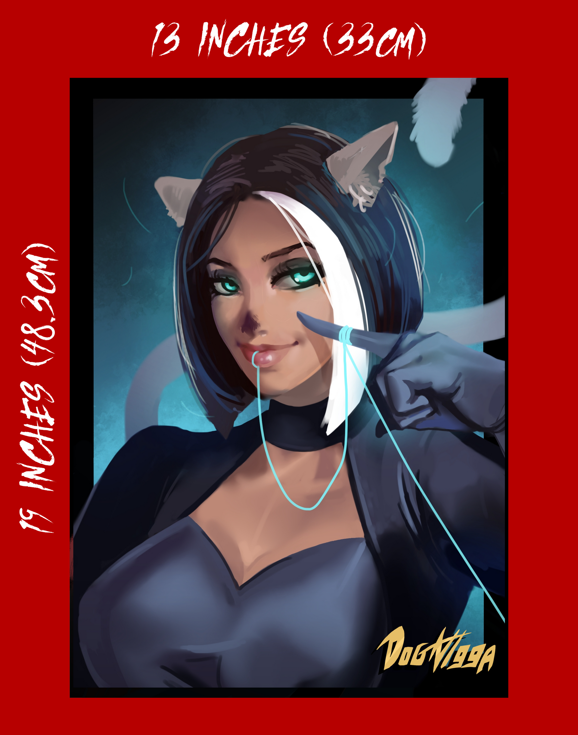 Trish 13x19 POSTER (Standard or Autographed) – Dog Ningen Official
